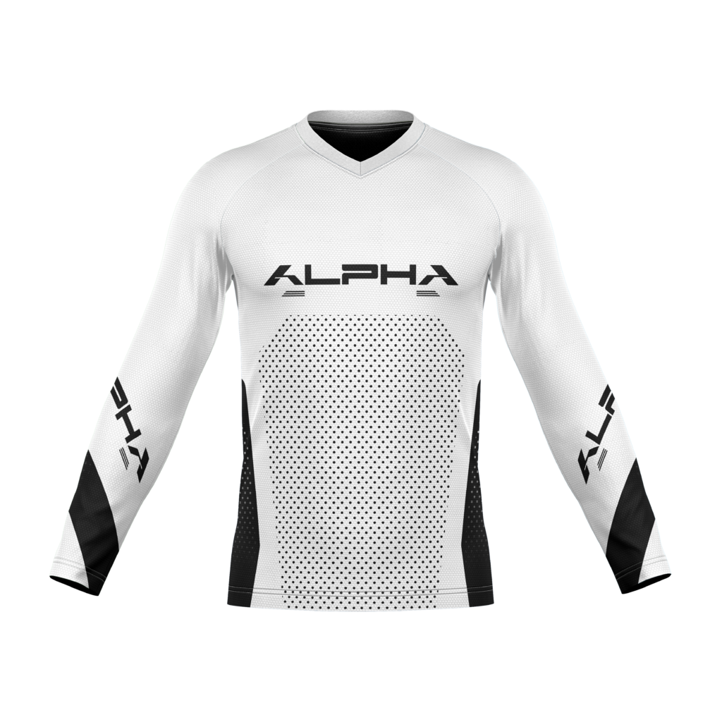 NOVA JERSEY WHITE ALPHA RACE GEAR
